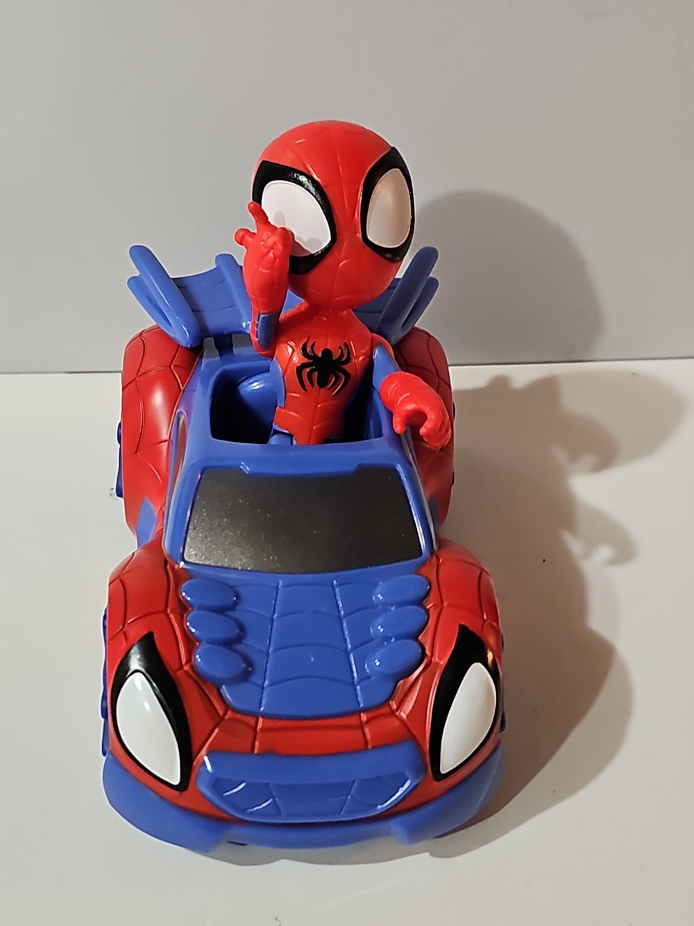 Marvel Spidey And His Amazing Friends Spiderman Figure & Web-Crawler Vehicle